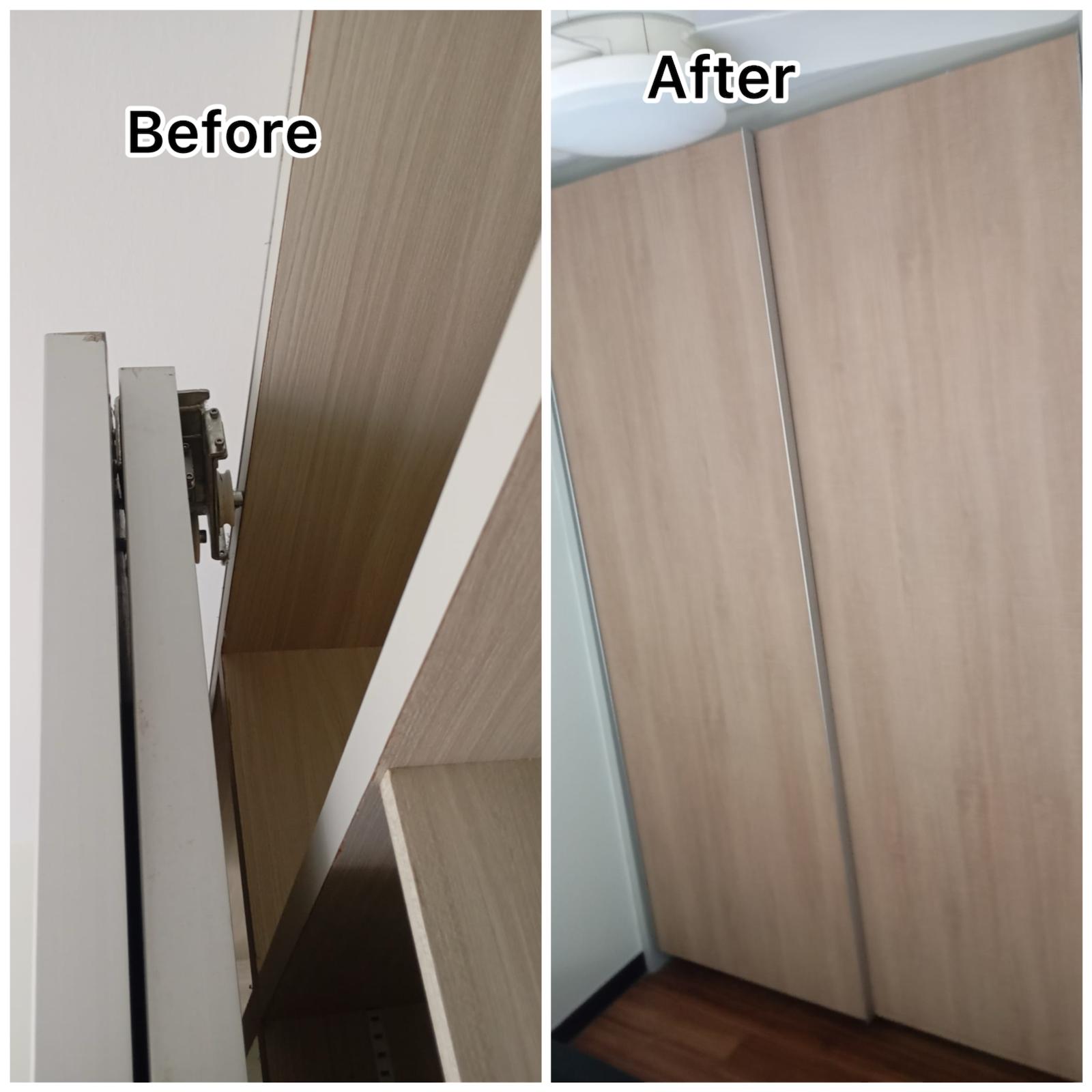 Wardrobe Door Repair & Alignment Services in Singapore